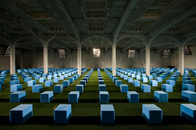 Prada SS 2012, Menswear, Milan. Credit - Agostino Osio, Courtesy of OMA